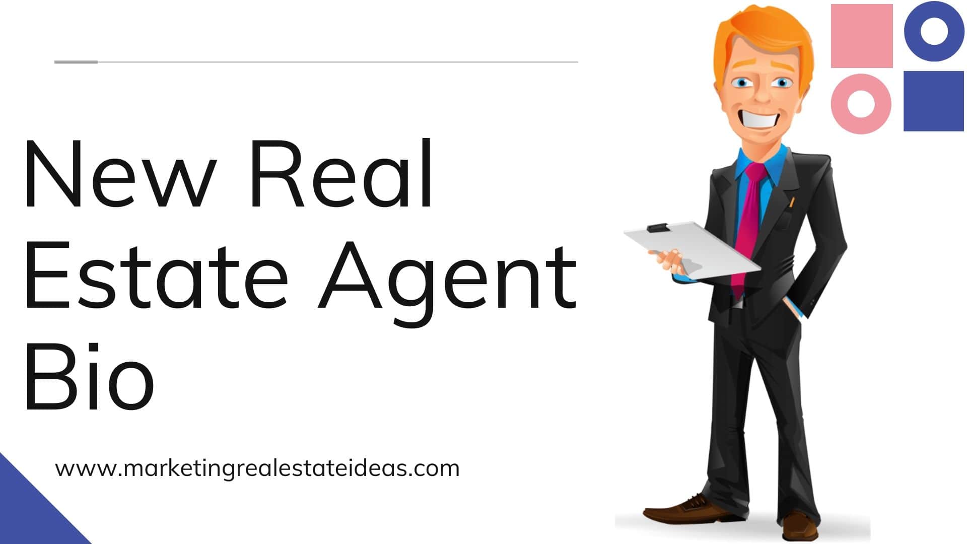 New Real Estate Agent Bio Professionally Prepared Samples